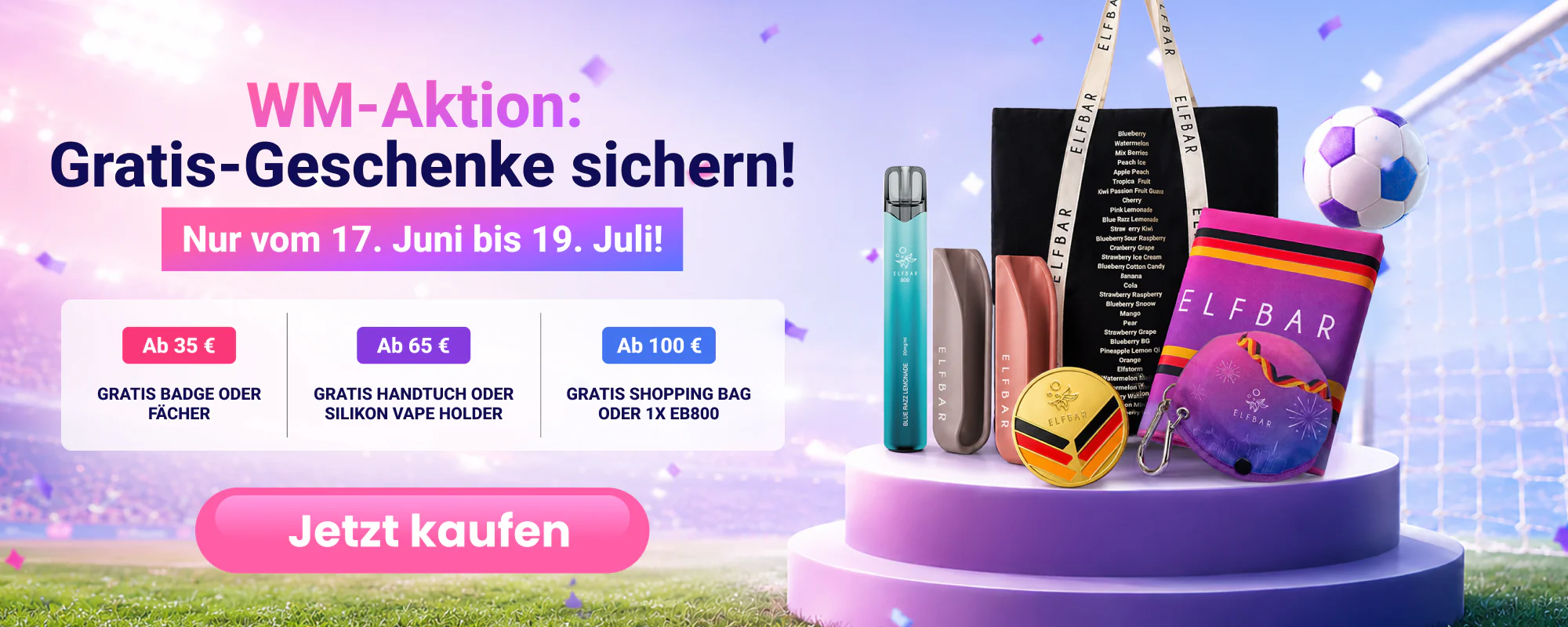 Dein offizieller ELFBAR Store Deutschland